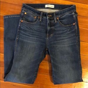 Size 26 high rise madewell skinny jeans